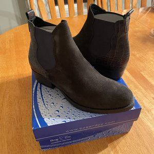 Bos. & Co. Emery Boots Suede Grey EU 41 New in Box